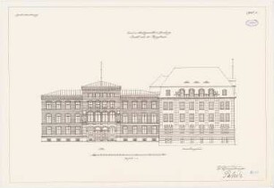 Land- und Amtsgericht, Duisburg Erweiterungsbau: Ansicht 1:100