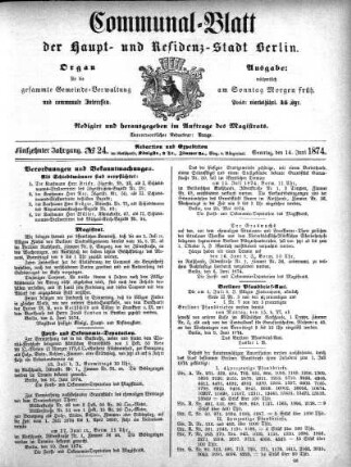 1874,24: No. 24, 14. Juni 1874