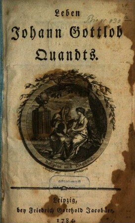 Leben Johann Gottlob Quandts