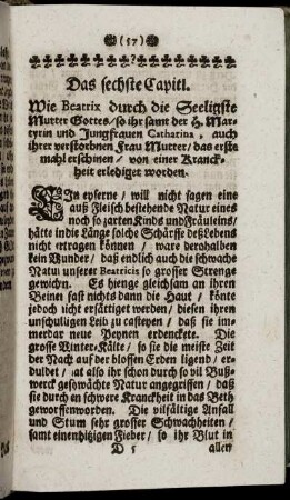 Das sechste Capitl. - Das zehende Capitl.