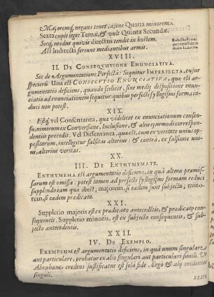 IV. De Exemplo.