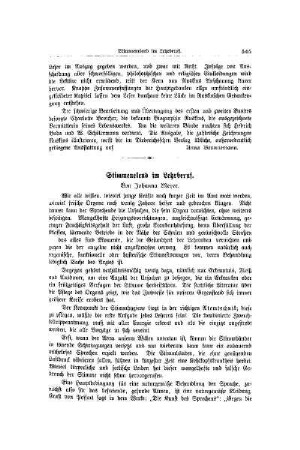 Stimmenelend im Lehrberuf