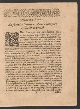 Quaestio Prima. - Quaestio Decima & Ultima.