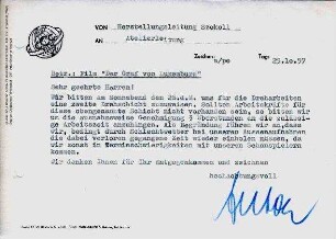 Interne Korrespondenz