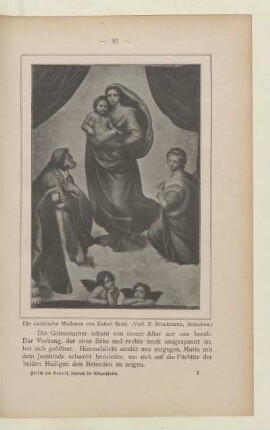 Die sixtinische Madonna von Rafael Santi