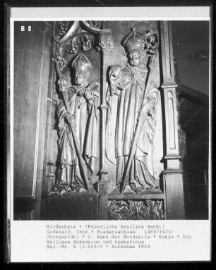 Die Heiligen Ambrosius und Augustinus