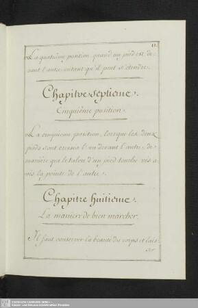 Chapitre huitieme. La maniere de bien marcher