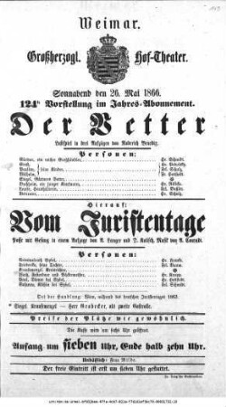 Vom Juristentage
