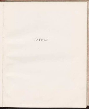 Tafeln [1 - 161]