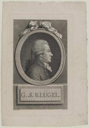 Bildnis des G. S. Klügel