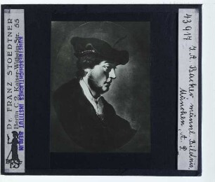 Backer, Brustbild eines Mannes im Profil (München AP 129)