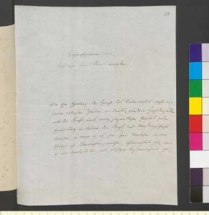 Brief von Jaekel, Ernst an Goethe, Johann Wolfgang von