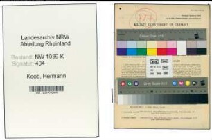 Entnazifizierung Hermann Koob , geb. 09.11.1907 ()