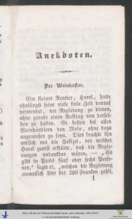 Anekdoten.