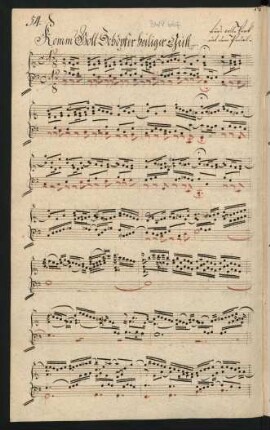 Komm Gott Schöpfer Heiliger Geist; org; C-Dur; BWV 667