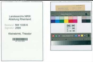 Entnazifizierung Theodor Kleinebrink , geb. 00.00.0000 (Polizist)