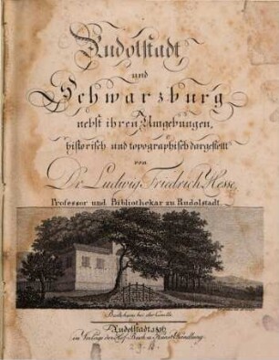 Rudolstadt und Schwarzburg nebst Umgebung