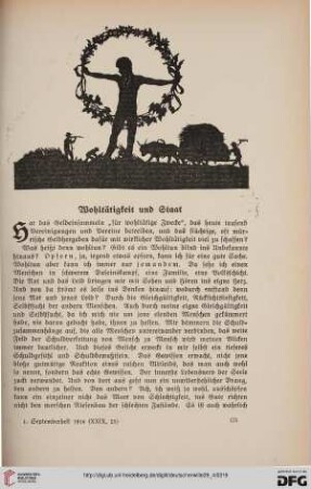 29: Wohltätigkeit und Staat