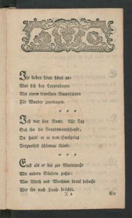 [I. Der bekehrte Säufer]
