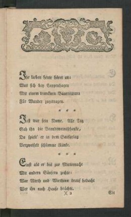[I. Der bekehrte Säufer]