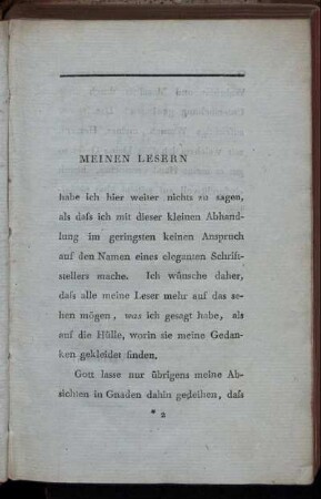 Meinen Lesern