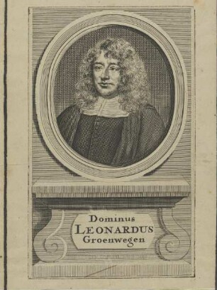 Bildnis des Leonardus Groenewegen