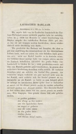 Laubacher Barlaam.