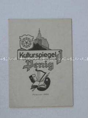 Monatsprogramm der Kulturveranstaltungen der Stadt Penig