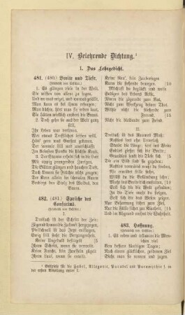 IV. Belehrende Dichtung