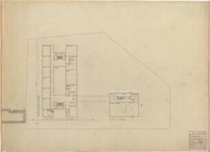 Schneider - Esleben, Paul; Düsseldorf, Rolandstr. 40; Rolandschule - Grundriss 1. OG