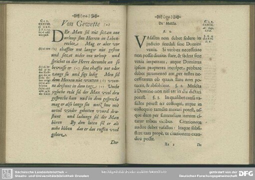 Cap. CXXVIII. Von Gewette