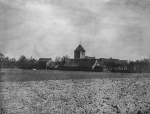 Vierzehnheiligen : Das Dorf Vierzehnheiligen bei Jena mit der Kirche "Zu den vierzehn Nothelfern"