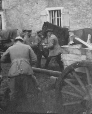 Erster Weltkrieg - "Kriegserinnerungen an Nordfrankreich und die Vogesen". "Veterinair Kübler"