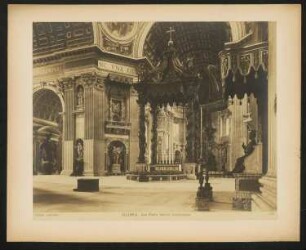 Petersdom, Rom: Ansicht Baldachin