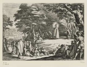 Predigt eines Bischofs (Sankt Amond, Heiliger Nikolaus von Bari oder der Heilige Severin)