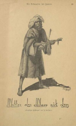 "Arabischer Hoffänger" von F. Possart