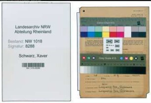 Entnazifizierung Xaver Schwarz , geb. 23.08.1900 (Krankenpfleger)
