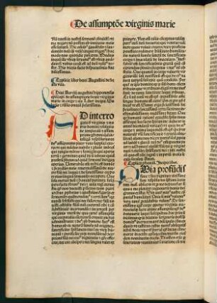 LXIXv-LXXIv, De assumptione virginis marie