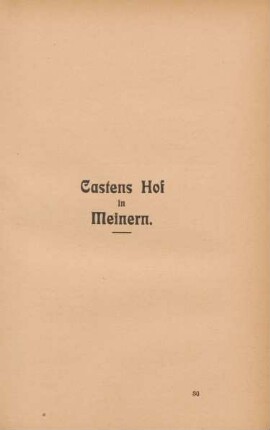 Castens Hof in Meinern