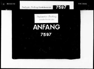 Revision der bezirks- und ortspolizeilichen Vorschriften für den ehemaligen Amtsbezirk Jestetten