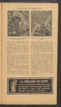 Impresiones de viaje aéreo
