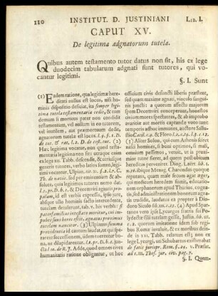 Caput XV. De legitima adgnatorum tutela