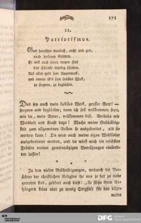 11. Patriotismus.