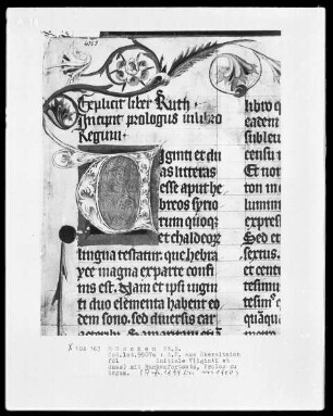 Bibel (Regum - Iob) — Initiale V(iginti et duas)