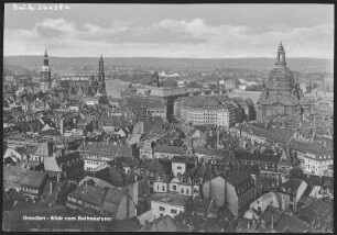 Dresden. Blick vom Rathausturm auf Dresden