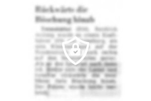 Rückwärts die Böschung hinab