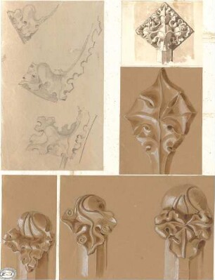 Lange, Ludwig; Lange - Archiv: IV.1 Gotik in Deutschland - Ornamente (Details)
