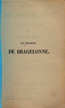 Le vicomte de Bragelonne : (suite de Vingt ans après), Tome 13