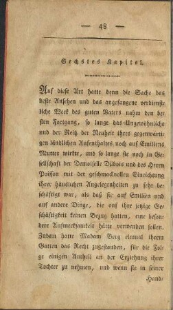 Sechstes Kapitel