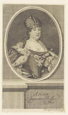 Bildnis der Kaiserin Anna von Russland